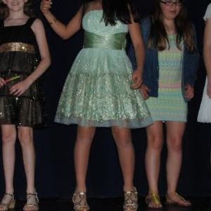 Morgan and Co. Green Party Dress